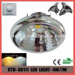 12v downlight with halogen ar111 designed reflector CTD-AR111-7W/D