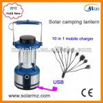 36 or 72 pcs solar hanging lantern light led solar camping light solar lantern with mobile phone charger MZ-830