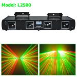 4 lens red and green party laser light L2500