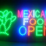 60060 Mexican Food Open Burrito Quesadilla Delicious Nachos Tequila LED Sign 60060