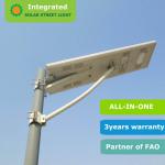 all in one solar street light / integrated solar street light with motion sensor 8w,12w,15w,20w,25w,30w,40w