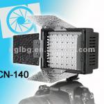 CN-140 LED On camera light video light with barndoors light for DV camcorder camera dslr CN-140