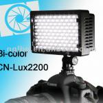 CN-Lux2200 Bi-color LED light LED on camera light video light for Canon 5D 7D 600D 550D CN-Lux2200