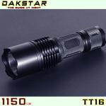 DAKSTAR TT16 LED 1150LM CREE XML T6 18650 Tactical LED Rechargeable Torch TT16