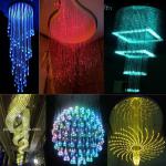 decorative fiber optic lighting,chandelier lighting crystal DS-FL