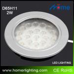 high quality 2W reecessed led under cabinet lighting D65H11