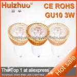 IN STOCK[Hui Lighting] 3W LED bulb light, GU10/ MR16/ GU5.3 high power led spotlight, energy saving lamp GU10-3C