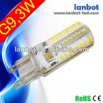 led high lumen g9,led lamp g9 64 smd 3014 3w with CE&amp;ROHS LBT-G9-16143W