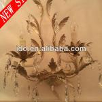 Popular modern flower glass lighting on wall IB33681-2