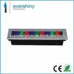 RGB color IP65 Stainless steel led 9w underground light ES-DMDC-9*1