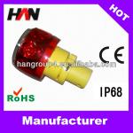 Solar led traffic warning lights (revolving or flashing) HAN402