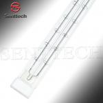 White coated halogen energy saving quartz glass infrared heater element STSTW