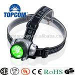 18+2 green led head lamp with battery