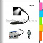 led reading light with clip function