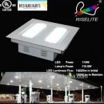 100W Outdoor UL led canopy light canopy led light fixtures bulb for gas station RL-GAS-100W-CW-CR