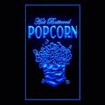 110273B Hot Buttered Popcorn Buckets Caramel Microwave Texture LED Light Sign 110064B