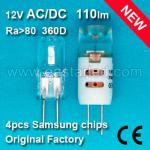 12VAC/DC 110LM G4 LED bulb Hot selling G4