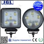 15W factory led work lamp Arbeitsscheinwerfer 10-30V Spot/Flood beam for truck, auto, 4x4, excavatork, boat,ATVs JG-W051-S/F