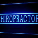 160111B Chiropractor Exercise Stretch Skeletal X-Ray Injury Therapy LED Light Sign 100001B