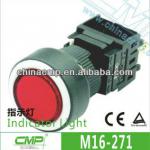 16mm Light Switch with LED indicator /LED Lighted Illumination M16-271