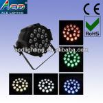 18*10w 4in1 RGBW/A led flat par can,multi color led par,quad color led par AC-LED I8819 18-4IN1