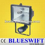 183*125*118mm 500w Halogen Floodlight with Sensor BS110B 500W