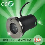 1W led underground light fitting Epistar/Bridgelux 45mil 100-110LM,2 Years Warranty,AC85-265V/DC12V/24V WL-MDD-C1