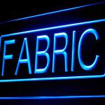 200029B Fabric Shop Retail Merchandise CrumpLED Textile Cloth LED Light Sign 100001B