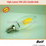 2013 High Lumen 2W/3W E27/E14 LED Candle Bulb BF-BC35-3W