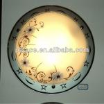 2013 New Design Cheap E27 Metal Base Glass Ceiling Light 9008C