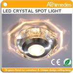 2013 new design recessed led crystal spotlight with CE&amp;Rohs multicolor AD6373CL