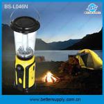 2013 New LED Solar Camping Light with Mobile Phone Charger and FM radio BS-L046N