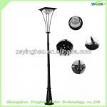 2013 Newest coming 2.5m high black color lamppost solar power with 44pcs led YH0209B-2.5m-3W