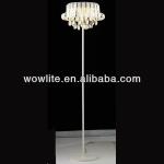 2013 newly white modern crystal chandelier floor lamp L1475-9 L1475-9