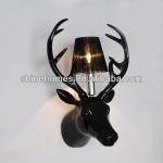 2014 Hot Sale Popular Classic Indoor Decorative Simple Creative Lifesize Deer Head Wall Lamp Modern Light SH01WLRS0370 SH01WLRS0371