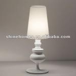 2014 Hot Sale Popular Classic Simple and Creative Indoor White Metal Modern Table Lamp Model NO: SH01TBFB0085-W SH01TBFB0085-W