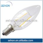 2014 new product made in chinaE14 2w 360 degree cree dimmable led filament bulb/led candle bulb light CE ROHS ERP TUV SH-C35-2W