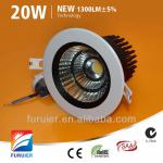 20w 5 inch led downlight, SAA CE certified F8-002-B40-20W