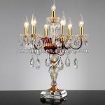 220V Luxury Crystal Table Lamp MD2100-6+1T