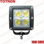 24V /12V 16W 1280lm 3&#39;&#39; Square Bikes, Trailers,Motorcycles LED Driving Lights with CREE Chips T1016