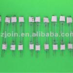 253.7nm/185nm UV germicidal lamp on one end wire UVC