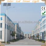 30w-100w bridgelux Solar Led Street Light light pole With CE ROHS aluminium alloy