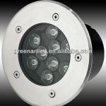 316 stainless steel tempered glass ce and rohs approved betify and decoration 9w led underground lamp GA-DMD-9*1W