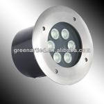 316 stainless steel tempered glass ce and rohs betify and decoration 6w led underground lightings GA-DMD-6*1W