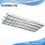 36w Fluorescent lighting fixture with air slot with 5 cross-blade double parabolic reflector MQG-Y011340A