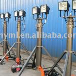 3m Portable Field Erected Telescoping Mast light tower QGZS