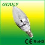 3W No UV radiation Dimmable/Non-Dimmable led candle light CD3x1w