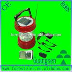 3W Protable LED solar lantern with radio and mobile charger GS-SLRM-3W