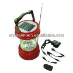 3W Protable LED solar lantern with radio and mobile charger CS-SLRM-3W