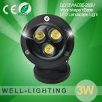 3W Solar Led Landscape lLighting 12v,(WW/CW/R/G/B/Y),High Quality Epistar led 300-330LM,2 Years Warranty LS04-3x1W